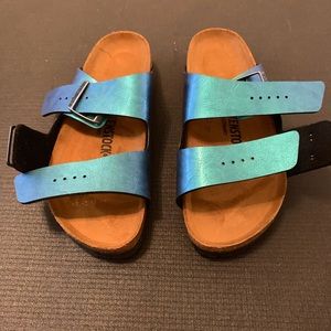 Blue Arizona Birkenstock’s